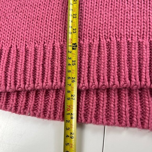 One teaspoon rider roll neck women sweater chunky cable knit turtleneck pink - Picture 8 of 9